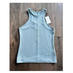 A New Day High Neck Tank Top Light Blue Size S NWT Sleeveless Basic